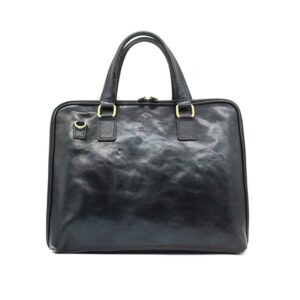 MATI MALETÍN DE PIEL CON ESTAMPA