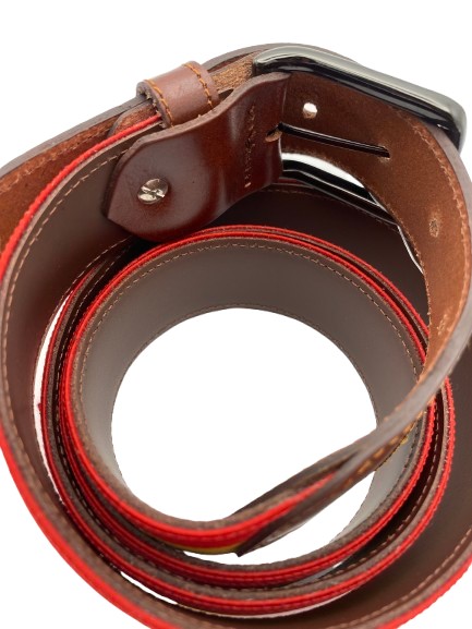 Cinturón textil ESP Cuero interior - Imagen 2