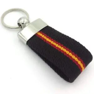 LLAVERO LONA MARRÓN ESP