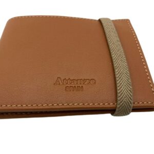 Cartera Attanze cuero goma beige