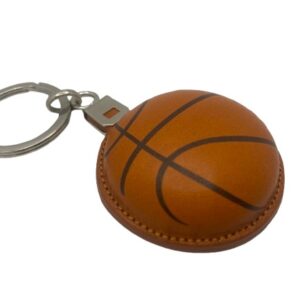 LLAVERO  PIEL BALÓN BALONCESTO