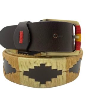 CINTURÓN ARGENTINO MARRÓN BEIGE