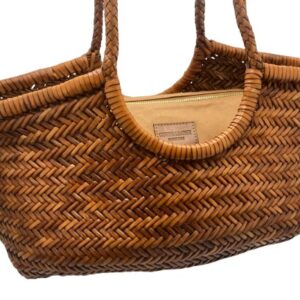 CAPAZO PIEL TRENZADA